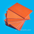 Oranžová laminovaná fenolová doska z izolačného papiera
